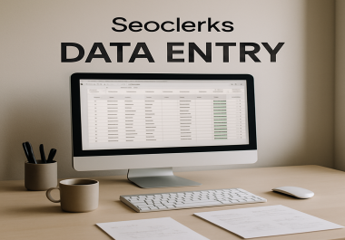 Professional data Entry& Web Research Specialist