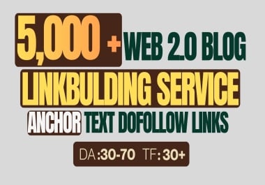 I Will Build 1700 High-Quality SEO Web 2.0 Backlinks to Better Search Visibility