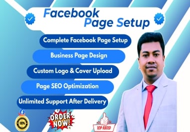 I will design and setup a professional business Page for brand growth
