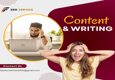 Professional SEO Content Writing for Blogs,  Articles & Websites