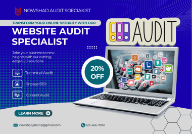 Full Website Audit & SEO Analysis by Technical & On-Page SEO Specialist