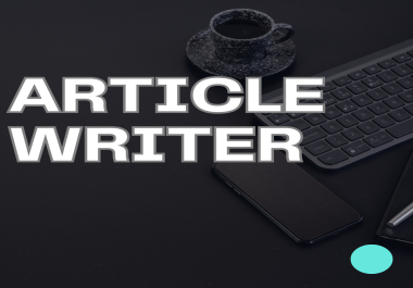 I Will Create Engaging,  Plagiarism-Free Articles for Any Niche