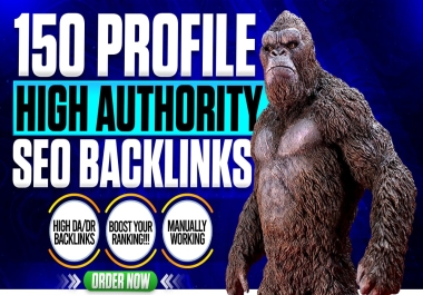 100 Quality Manual unique Profile Backlinks - High DA for Strong SEO