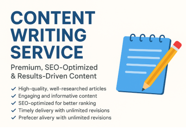 i will write High-Impact Content That Drives Results