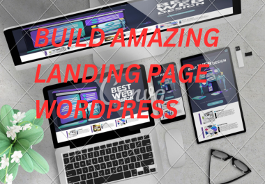 I will build wordpress landing page square page or sales page using elementor