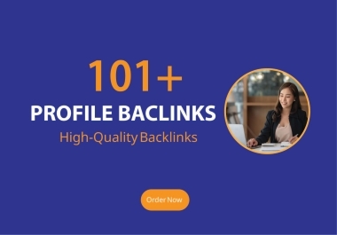 Manual 101+ Profile Backlink Service
