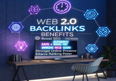300 Premium Web 2.0 backlinks for your niche website