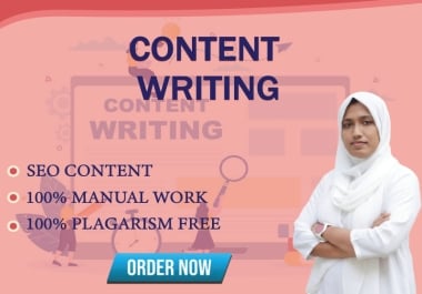 High-Quality SEO Content Writing - 100 Unique & Human Written