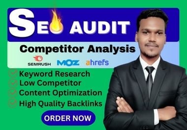 I Will Deliver a Powerful SEO Audit,  Competitor Research & Keyword Analysis