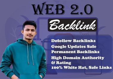 I will build 100 high quality web 2.0 backlinks for ranking