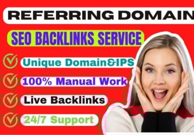 I will build 5000 referring domain backlinks
