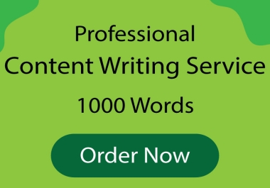 Professional Content Writing Service For You without plagiarism