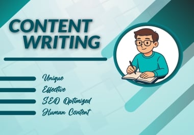 I will provide high quality 1000 Words SEO content writing for blogs,  articles,  and websites