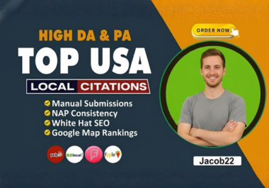 Build 50 USA Local Citations & Directory Submissions for Local SEO