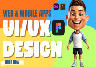 I will create contemporary UI UX for websites or mobile applications using Figma