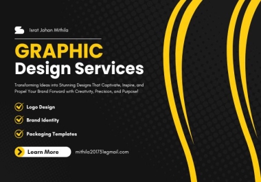 I will design professional and creative graphics for your brand