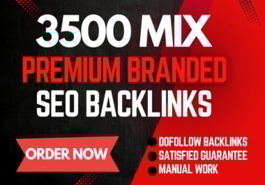 3500 high quality mix premium SEO backlinks for website SEO