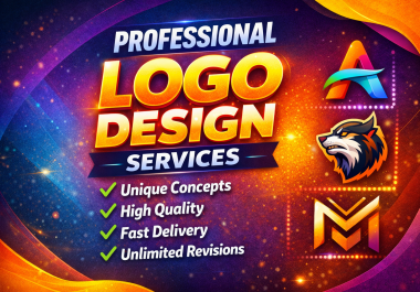 I Will Design a Professional,  Creative & Unique Logo for Your Businesses