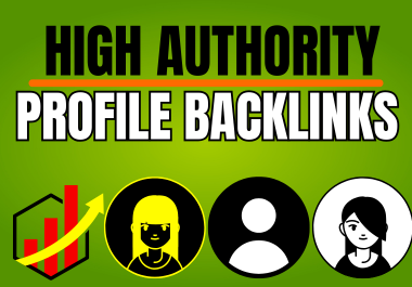 I will create high quality profile backlinks for your website
