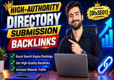 100 High-Authority Directory Submission Backlinks Powerful SEO Link Building for Higher Rankings