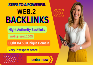 I will build high-quality Web 2.0 backlinks using SEO-optimized content to improve website ranking.