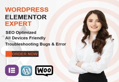 I will design a modern business WordPress website with Elementor Pro