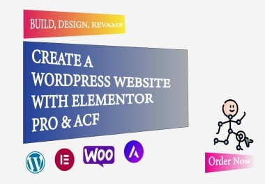 I Will Build,  Redesign,  Clone And Fix WordPress Websites Using Elementor Pro