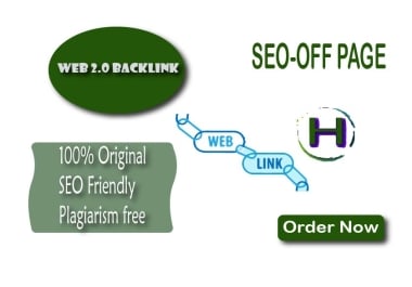 OFF PAGE SEO, WEB 2.0 Real Backlinks, Rank Site