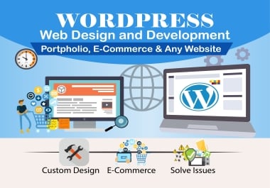 I will design and develop modern WordPress website for your business