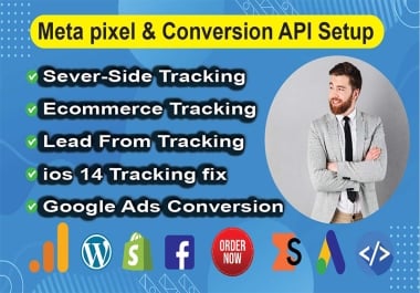 I will setup or fix meta facebook pixel and conversion API via GTM