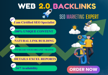 I Will Build Google-Friendly 110 Web 2.0 Backlinks Manually