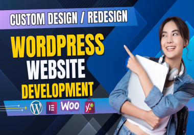 I Will Design or Redesign a Modern,  Responsive WordPress Website for Ecommerce,  Blog,  or Agency