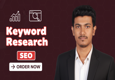 I will do professional SEO keyword research and analysis for your web