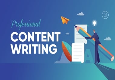 I Will Write 1000+ Words Professional and SEO Optimized Content