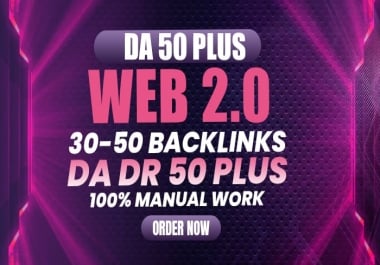 I will create powerful web 2.0 backlinks for SEO ranking