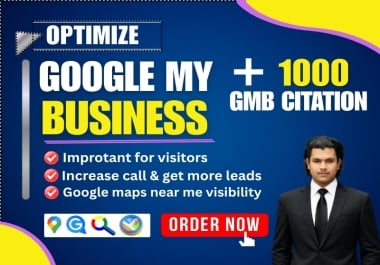 I will create and optimize your Google Business Profile GMB for local ranking