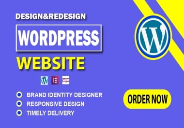 I will design or redesign a website using Elementor pro.