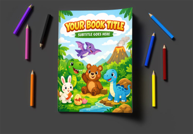 I will professional children book cover illustration and full book design