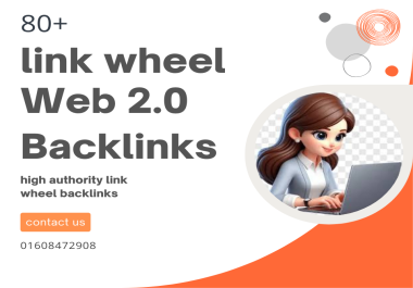 I will create 80+ manual link wheel backlinks to boost Google SEO