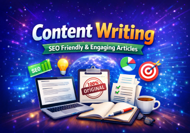 &lrm I will 500 words SEO friendly unique&nbsp content writing blog & website