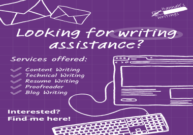 I Will Write Short Articles or Blog Posts 500 Words