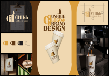 I will design a custom logo for your business and brand identity