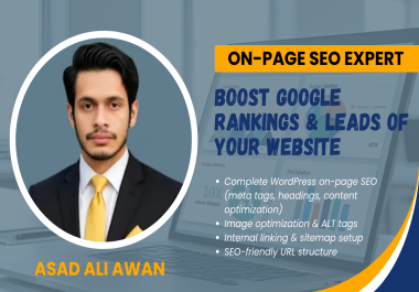 Do the On page SEO of the Wordpress Sites