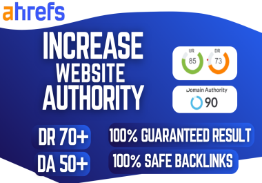 Increase DR & DA Safely with High Authority White Hat Backlinks