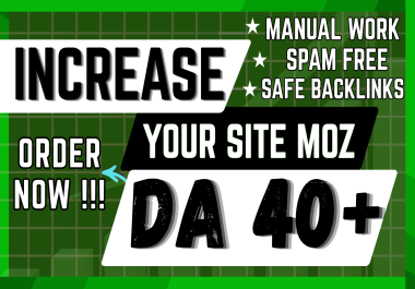I will provide high quality SEO backlinks to increase DA and ranking