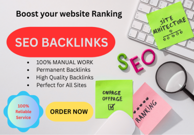 I will create 100 high authority manual white hat seo profile backlinks,  linkbuilding