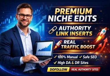 5 Premium Niche Edits Link Insert on Real High Authority Websites Safe SEO Boost