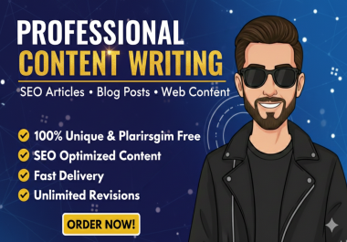 I will write seo optimized website content,  blogs and articles for your business