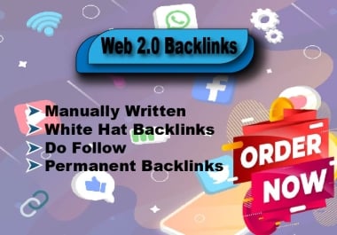 I will create high quality web 2.0 backlinks for website ranking.
