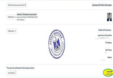 Meta Business Manager Verification Service Green Check